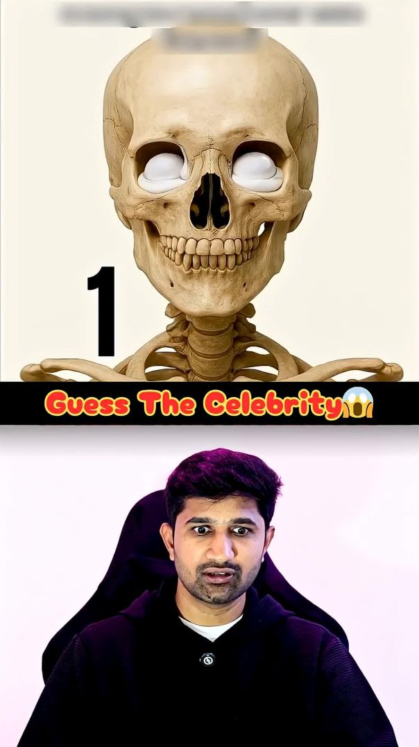 Skeleton to Celebrity Challenge  Who Is This