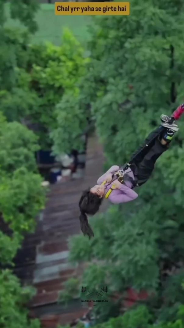Bungy jump adventure short video