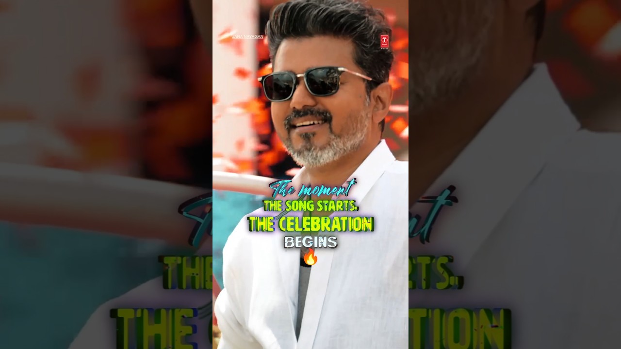 The song starts The energy rises & suddenly, it’s celebration mode! #ThalapathyKacheri #JanaNaya